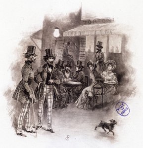 Illustration de « Profil de grisette » appartenant au Recueil « Mimi de Pinson » par Alfred de Musset - François Courboin