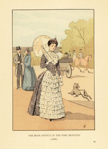 La grande avenue du Parc Monceau - François Courboin