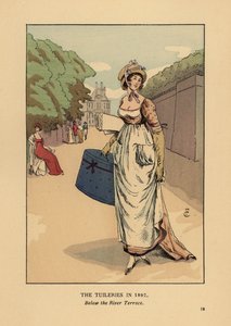 Promenade dans les Tuileries, en dessous de la terrasse du fleuve