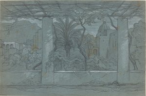 Une terrasse et un jardin à Capri [recto]