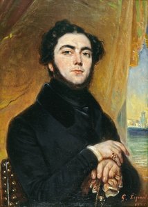 Portrait du romancier Eugène Sue 1804-1857, 1836