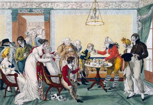 Jeu de cartes, premier quart du XIXe siècle