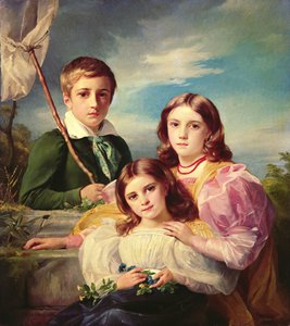 Leon Suys et ses deux sœurs, 19e siècle
