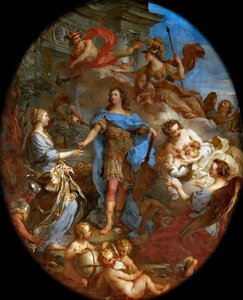 Louis XV apportant la paix en Europe