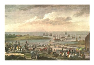 Embarquement des Anglais en Hollande, 30 novembre 1799 - François Louis Couché