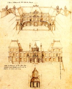 François Mansart, project for Blois – Cosperec 1998 p. 160
