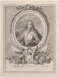 Portrait de René Duguay-Trouin, Lieutenant-Général des Armées Navales du Roi - François Nicolas Barthélemy Dequevauviller