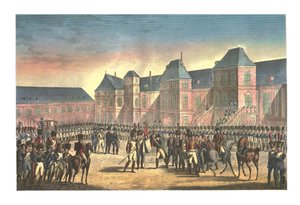 Le départ de Napoléon de Fontainebleau, 20 avril 1814 - François Pigeot