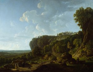 La Campagna romaine (vue de Tivoli) - François Sablet