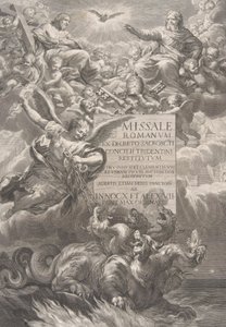 La Sainte Trinité avec Saint Michel terrassant un dragon à six têtes - François Spierre