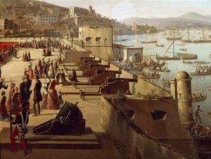 Les canons dans la forteresse (détail) - François Vervloet