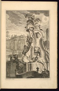 Design pour fontaine avec Vénus - François de Cuvilliés the Elder
