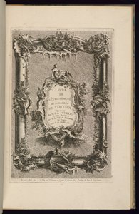 Conception pour un cadre et un cartouche - François de Cuvilliés the Elder