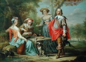 Pique-nique dans le parc - Frans Christoph Janneck
