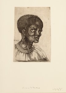 Un homme noir en profil trois-quarts, 1522