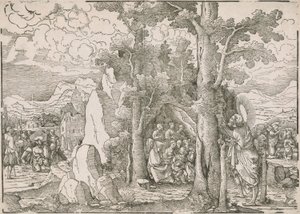 Paysage avec scènes de la vie de Saint Jean-Baptiste