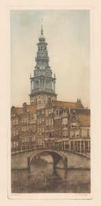 Zuiderkerk à Amsterdam - Frans Everbag (signed by artist)