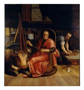 Saint Luc peignant la Madone