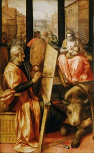 Saint Luc peignant la Vierge Marie