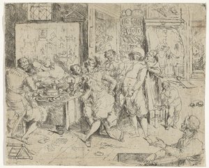 Le fils prodigue dilapide son héritage - Frans Francken (III)