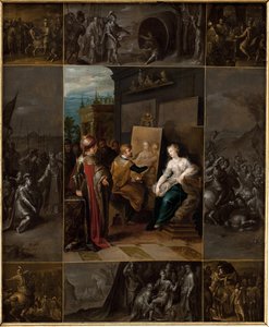 Apelles peignant Campaspe