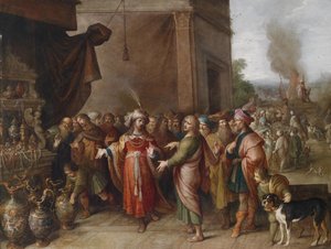 Crésus montrant ses trésors à Solon - Frans Francken the Younger