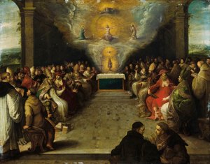 Disputation du Saint Sacrement - Frans Francken the Younger