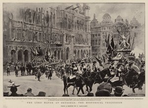 Le lord-maire à Bruxelles, le cortège historique - Frans Gaillard