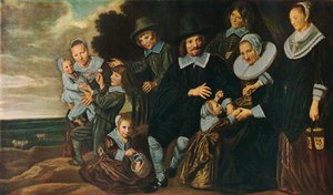 Groupe familial dans un paysage, 1647-50