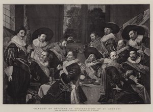 Banquet des Officiers des Arquebusiers de Saint-André - Frans Hals