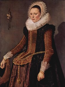 Dutch : Portrait de femme Portrait de femme debout