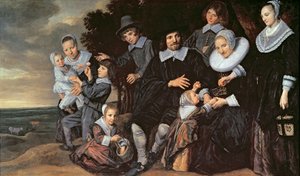 Groupe familial dans un paysage, c.1647-50