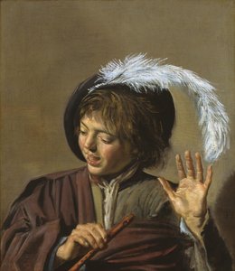 Garçon avec une flûte
