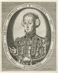Portrait de Catherine de Habsbourg, Portraits de rois, reines, princes et princesses (titre de la série)