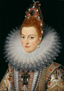 Archiduchesse Isabelle, c.1601-20 - Frans II (after) Pourbus