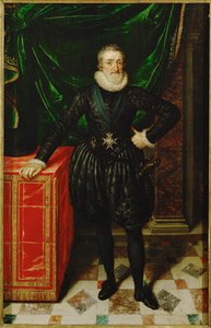 Henri IV, roi de France, en habit de cour noir ... - Frans II Pourbus