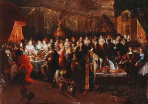 Le Festin de Balthazar, c.1610