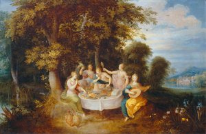 Les Cinq sens - The five senses ... - Frans II the Younger Francken