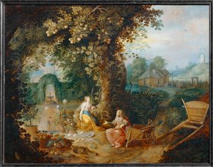 Vertumne et Pomone - Vertumnus et Pomona ... - Frans II the Younger Francken