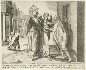 Lot et les deux anges