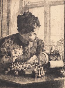 Dentellière à la fenêtre