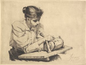 La Dentellière - Frans Schwartz