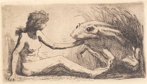 La fille avec la grenouille - Frans Schwartz