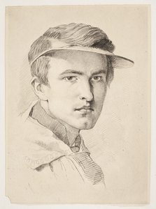 Portrait de J. Th. Lundbye - Frans Schwartz