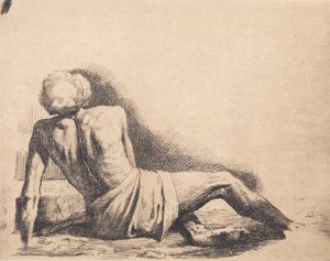 Homme couché