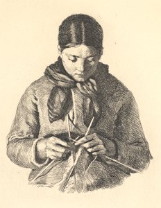 La tricoteuse - Frans Schwartz