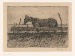 Cheval - Frans Smissaert (signed by artist)