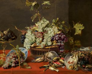 Nature morte avec raisins et gibier - Frans Snyders