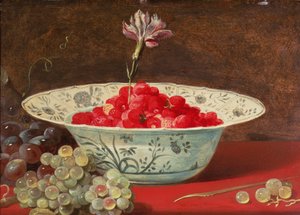 Fraises avec un œillet