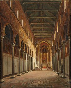 Intérieur de la cathédrale de Monreale Santa Maria Nuova